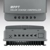 Qoltec Solarny regulator ładowania MPPT z czujnikiem temperatury 10A |  12V/24V | LCD | 2xUSB | GEL | LiFePO4